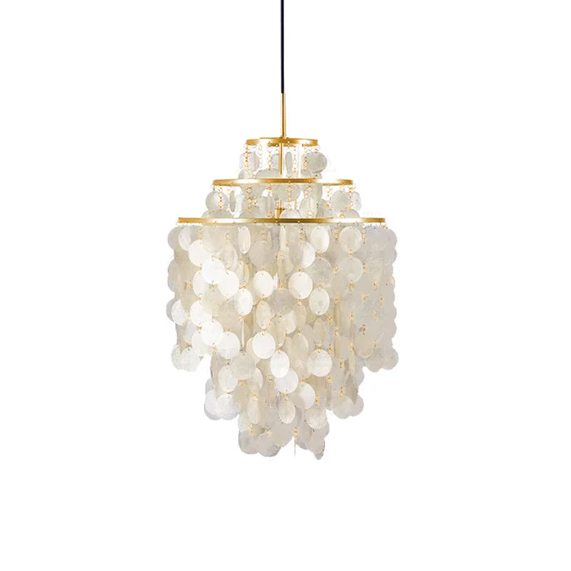 Round Shell Chandelier - Blowlighting