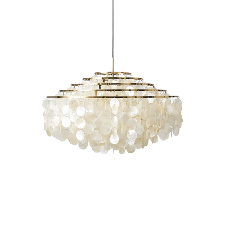 Round Shell Chandelier - Blowlighting