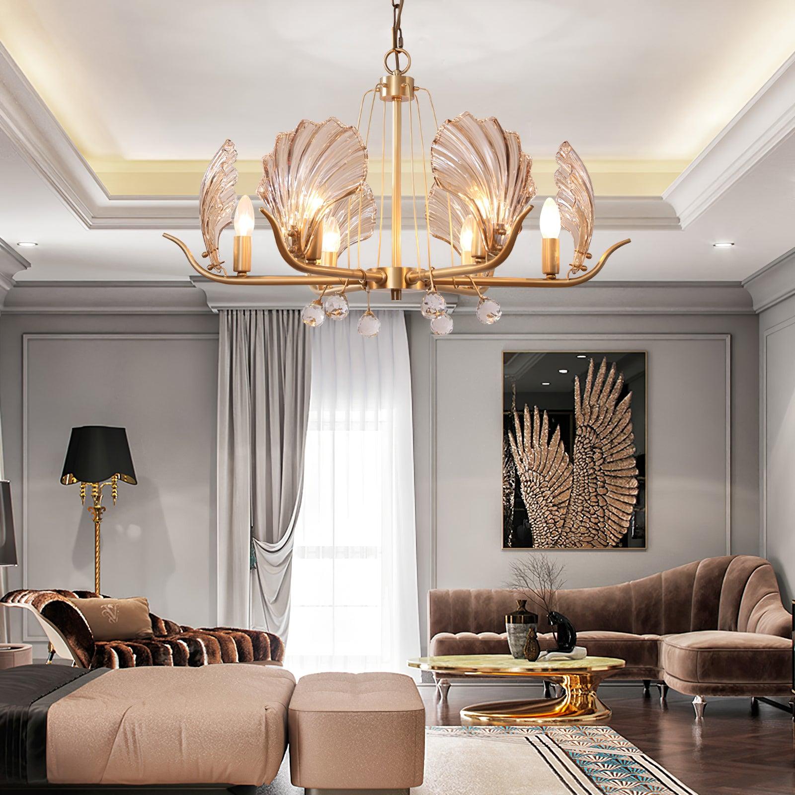 Shell Crystal Chandelier - Blowlighting