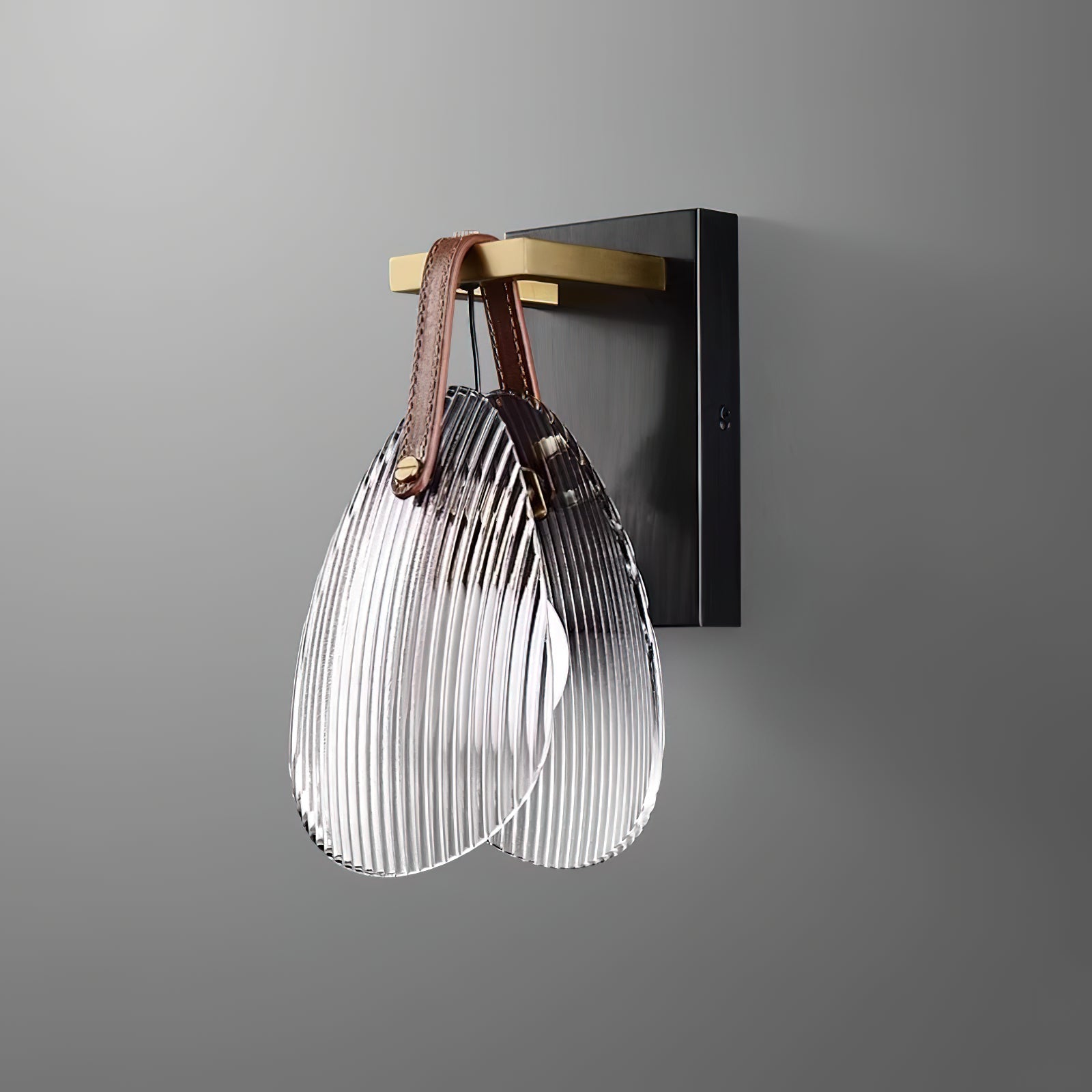 Zaphais Individual Creativity Metal Glass Wall Lamp - Lamp Copper