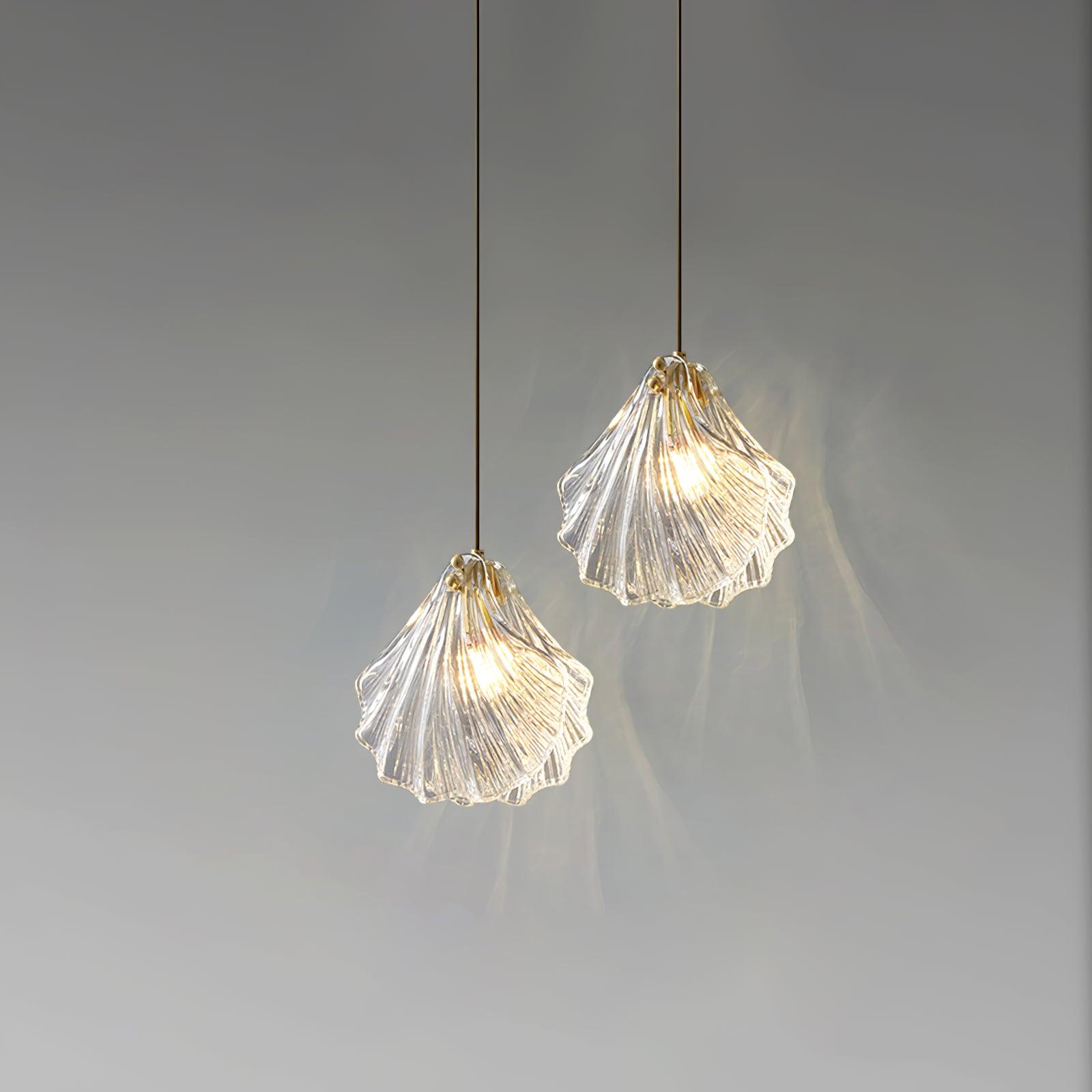 Shell Mini Pendant Swag Light - Blowlighting