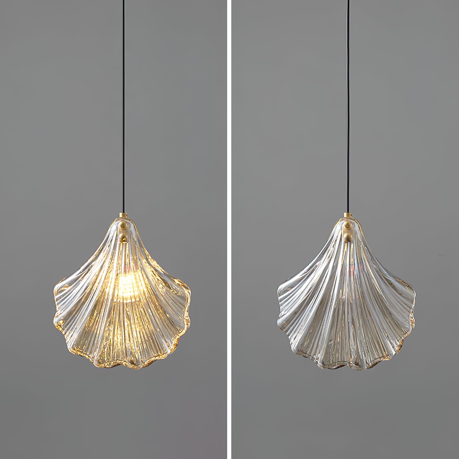 Shell Mini Pendant Swag Light - Blowlighting