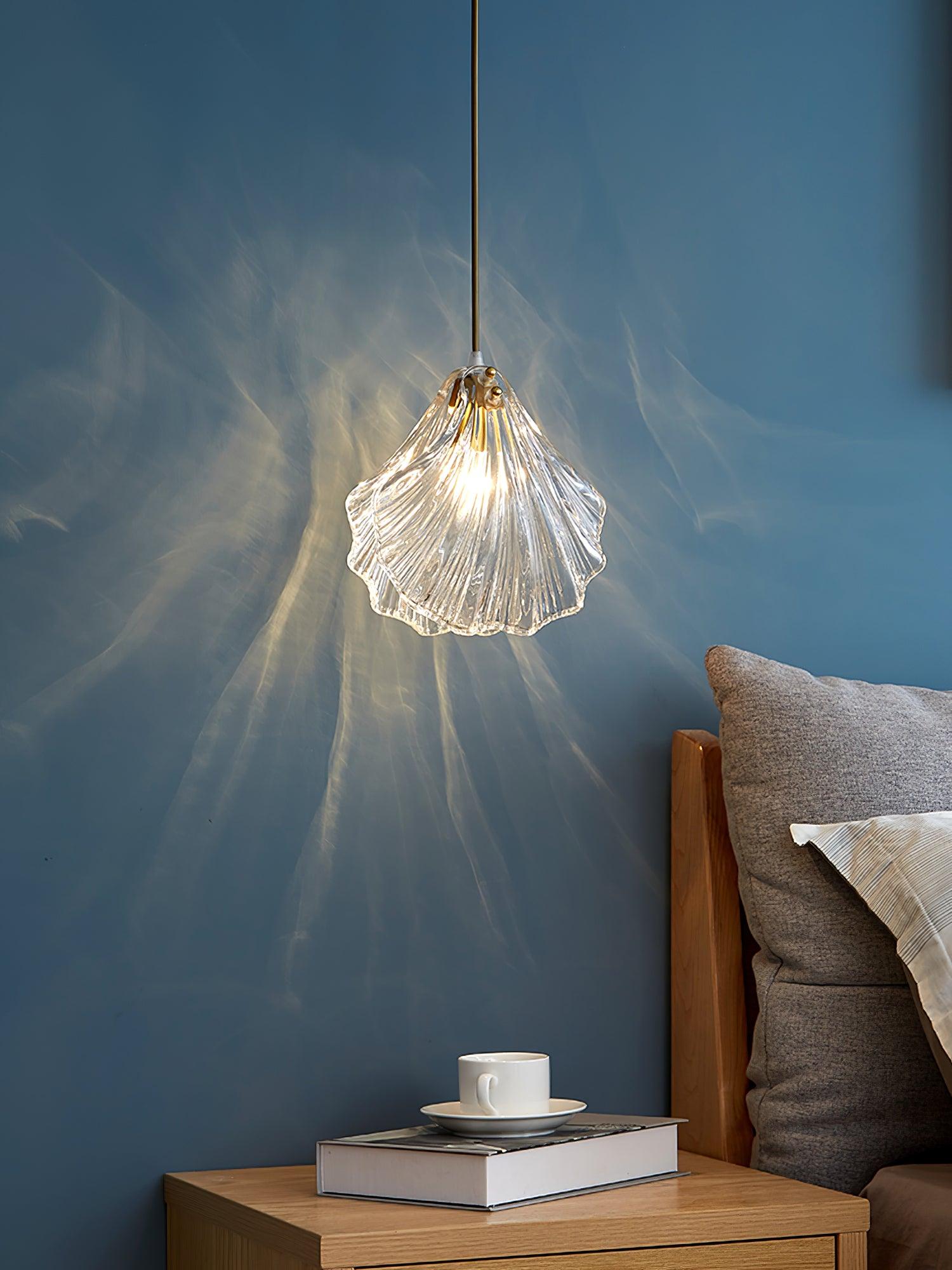 Shell Mini Pendant Swag Light - Blowlighting