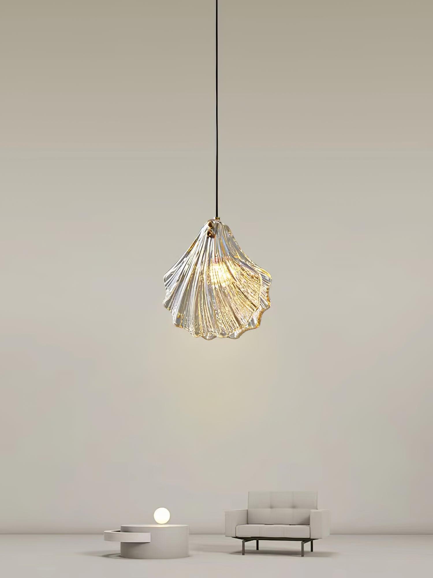 Shell Mini Pendant Swag Light - Blowlighting