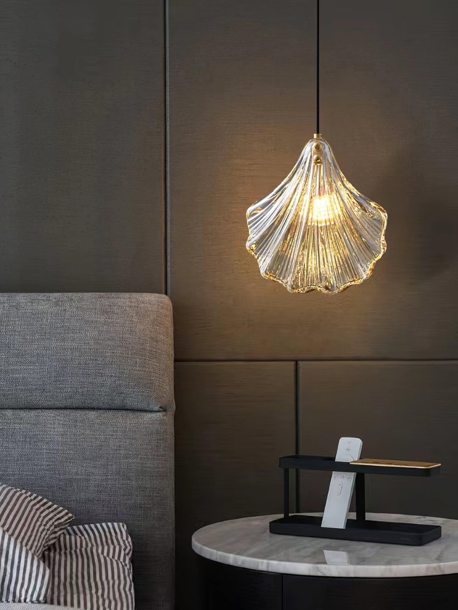 Shell Mini Pendant Swag Light - Blowlighting