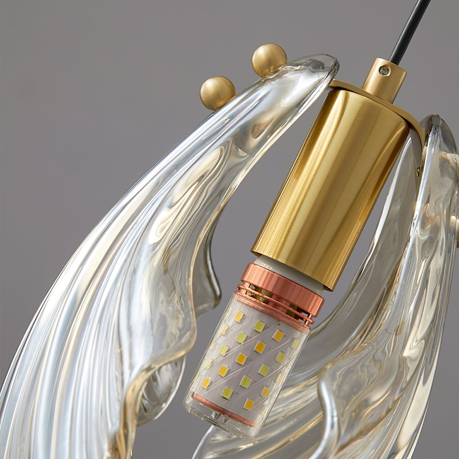 Shell Mini Pendant Swag Light - Blowlighting