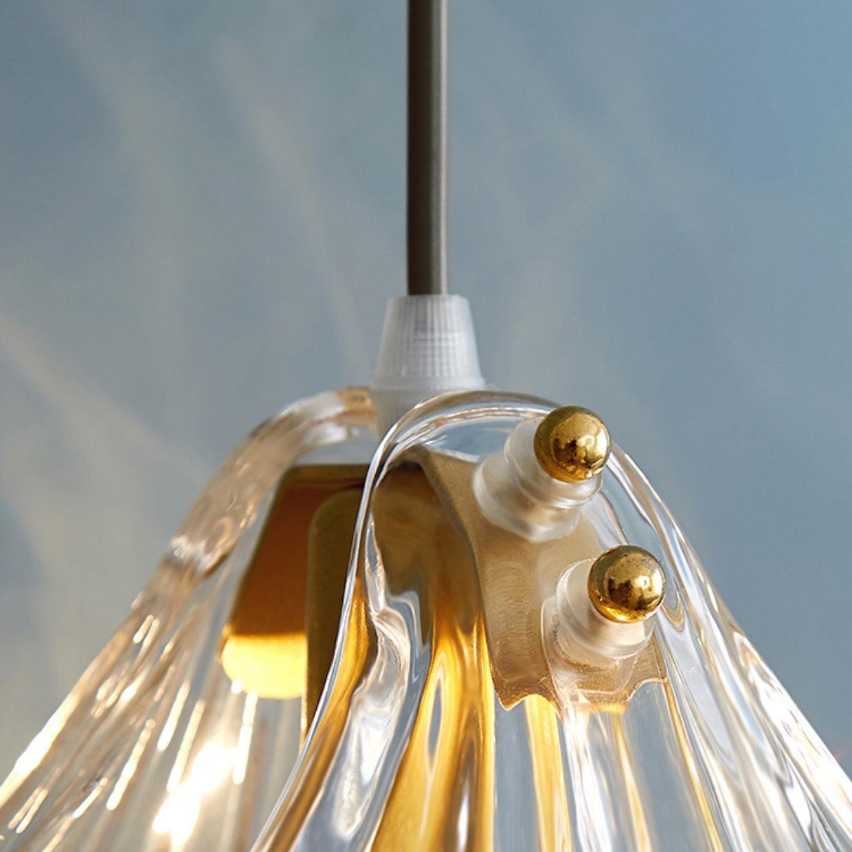 Shell Mini Pendant Swag Light - Blowlighting