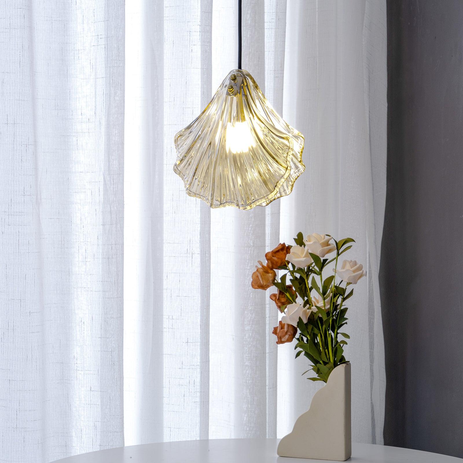 Shell Mini Pendant Swag Light - Blowlighting