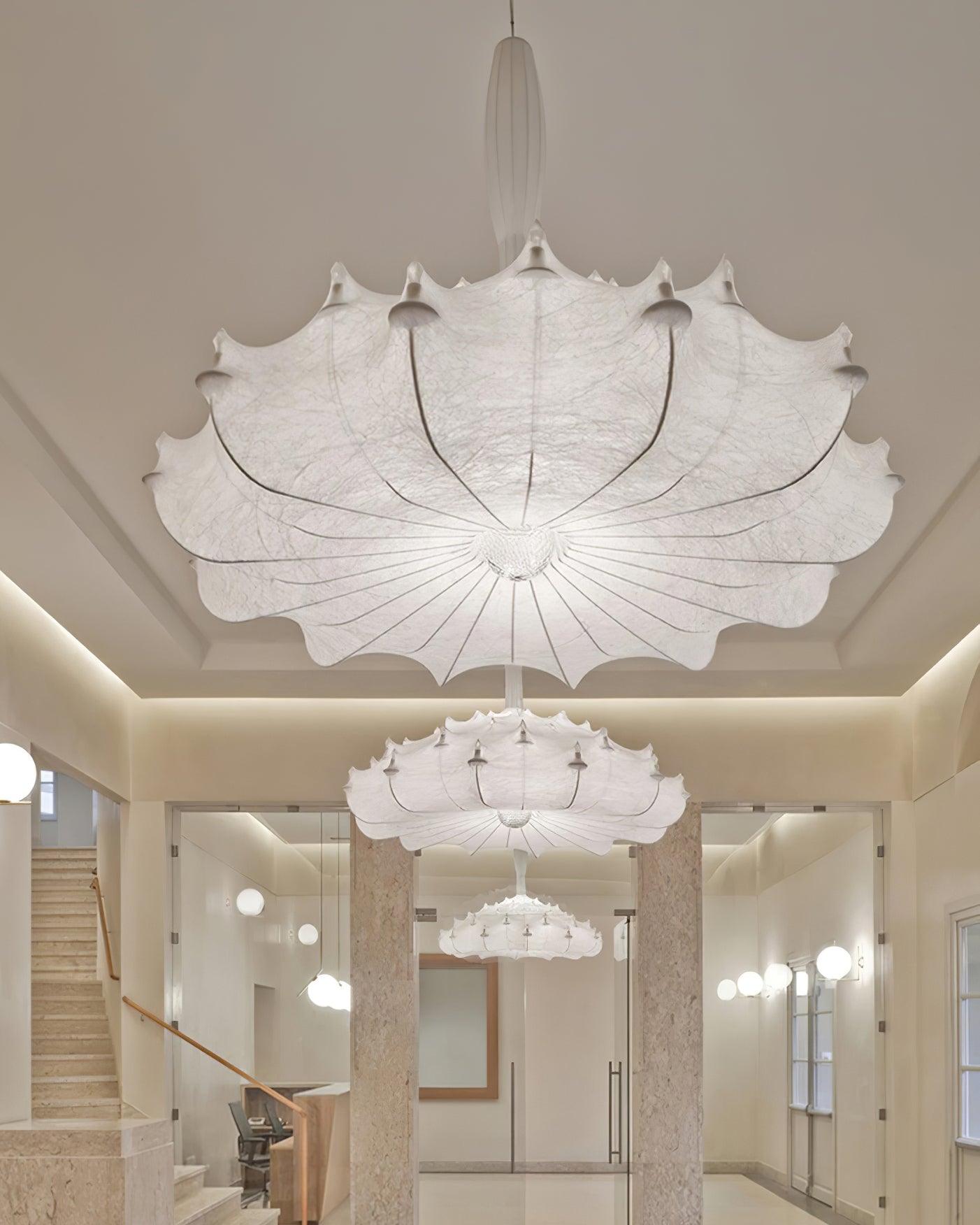 Marcel Chandelier Cocoon Resin Crystal Glow - Letslighting