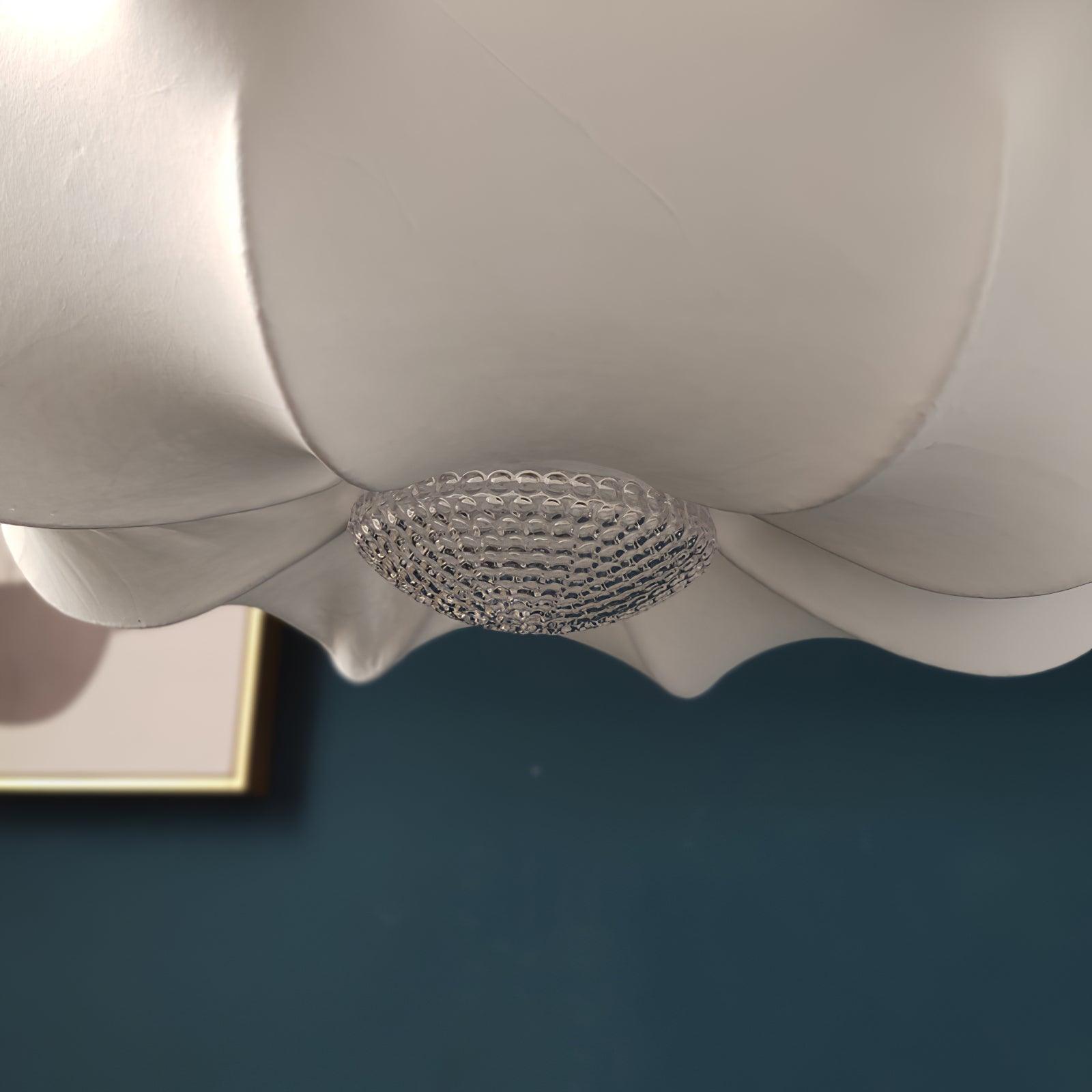 Marcel Chandelier Cocoon Resin Crystal Glow - Letslighting