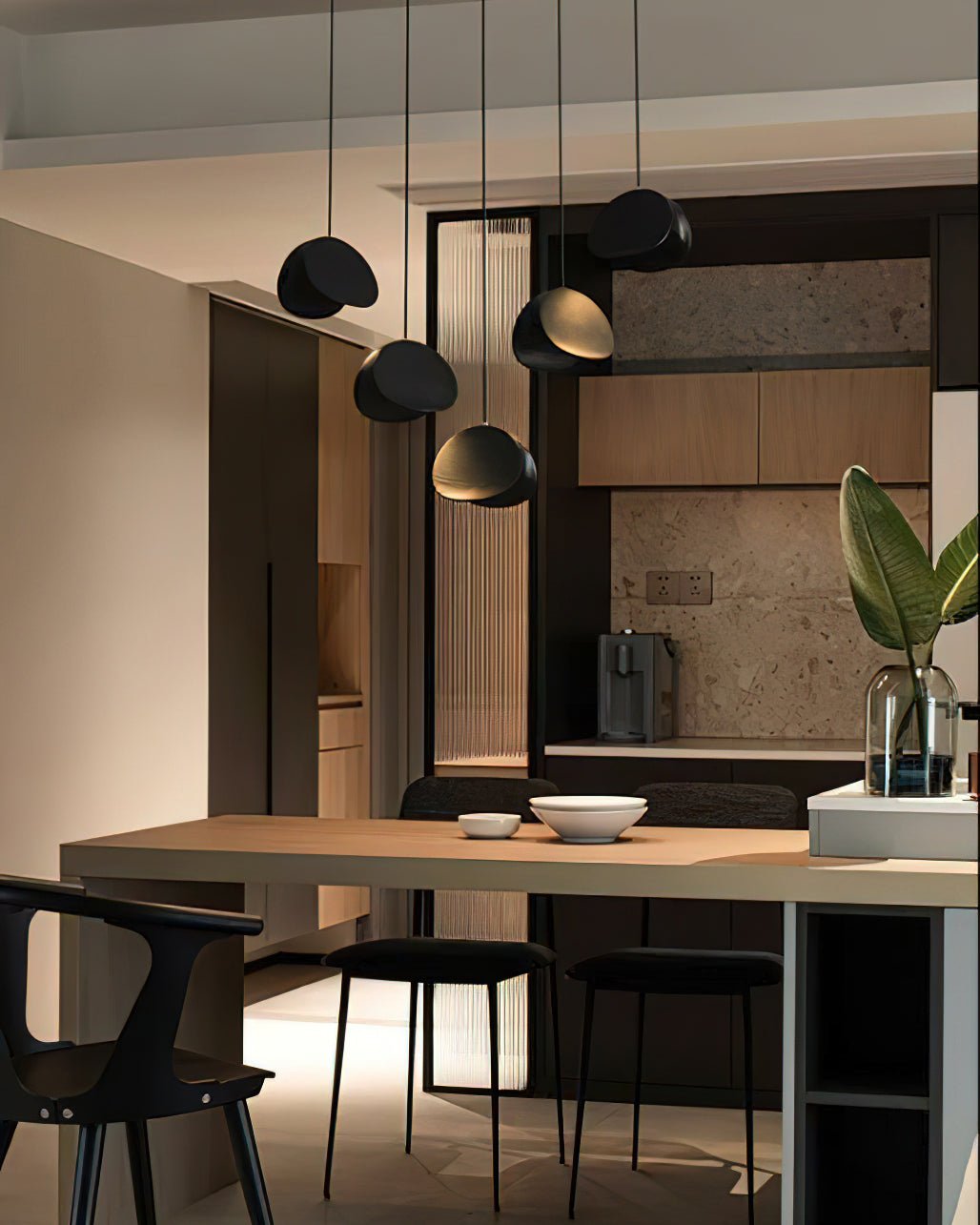 Elmiren Cluster Wood Pendant Light - Blowlighting