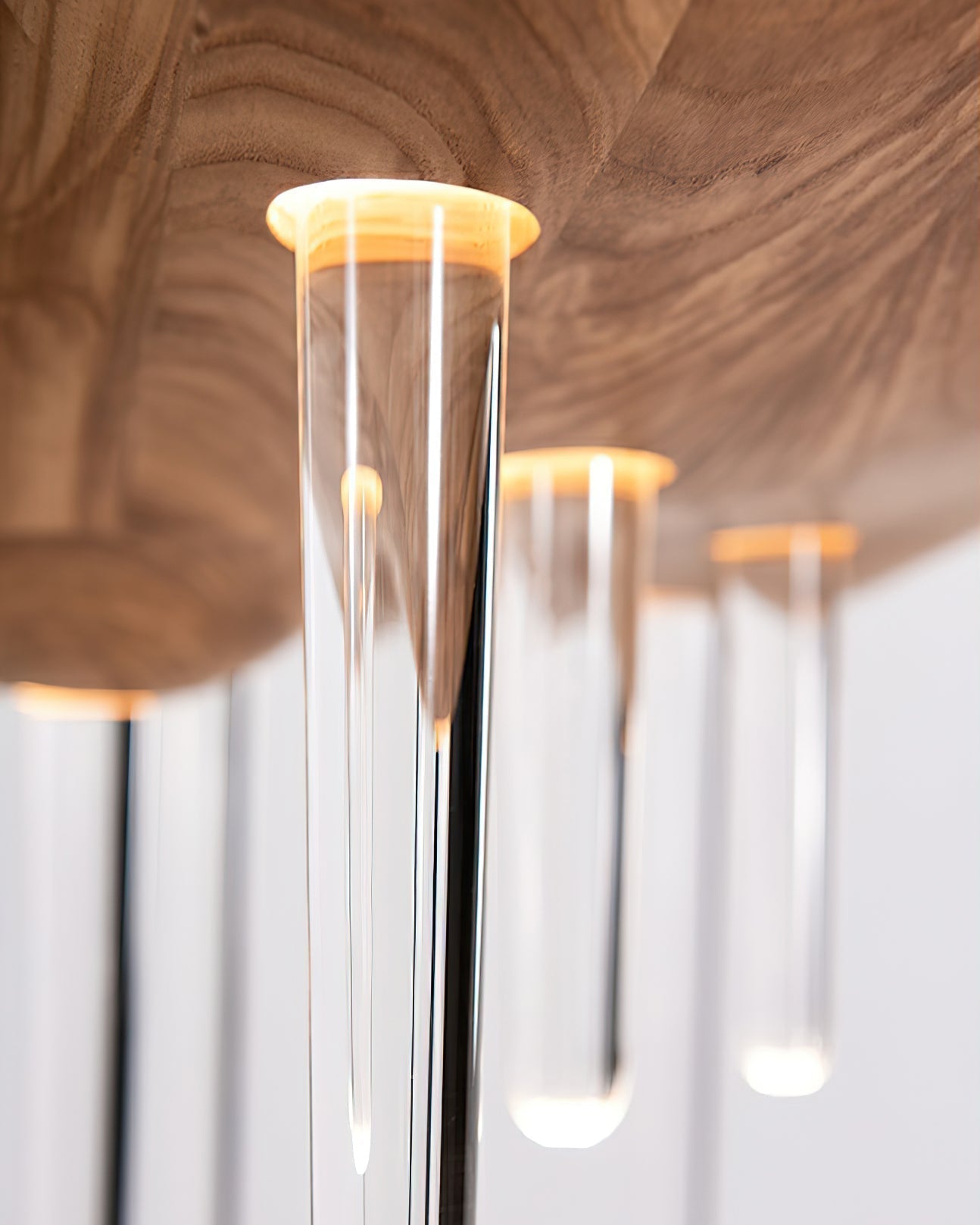 Umare Whimsical Oak Glass Pendant Light - Blowlighting