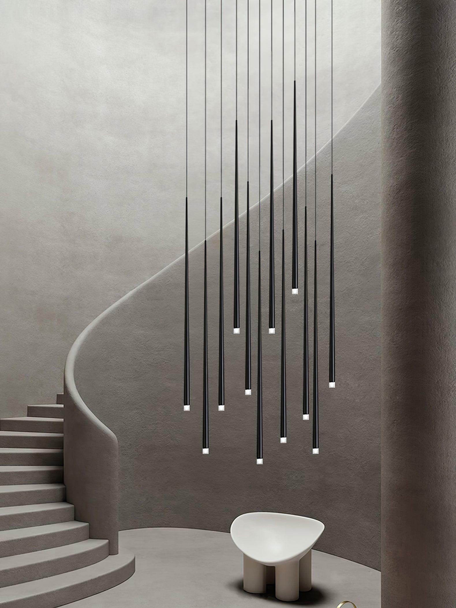 Slender Cone Chandelier - Blowlighting