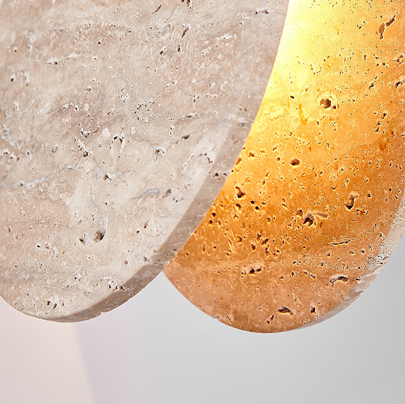 Lunarae Crescent Travertine Pendant Light - Letslighting