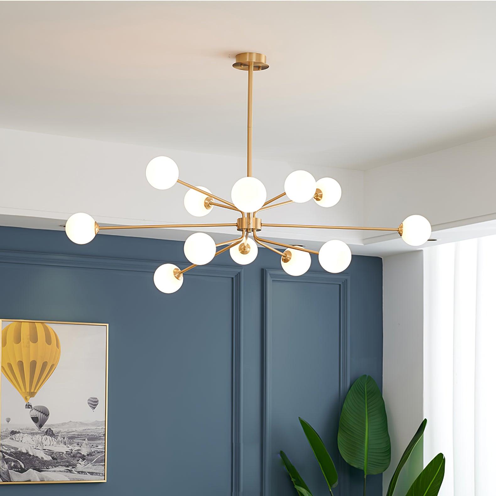 Solara Chandelier Arm Multi-Globe - Letslighting