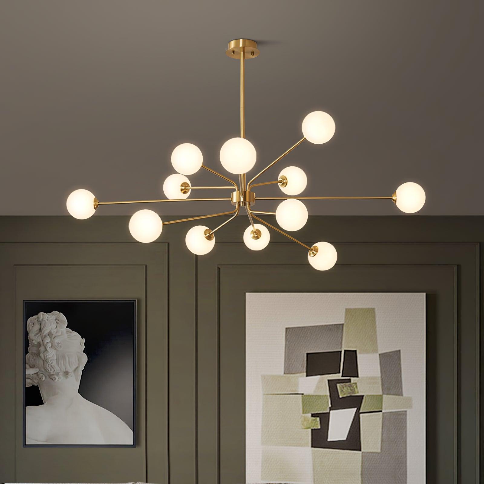 Solara Chandelier Arm Multi-Globe - Letslighting