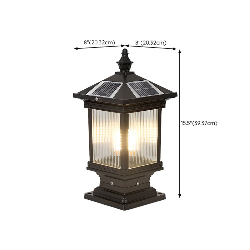 Ray Vintage Classic Lantern Solar Outdoor Light - Letslighting