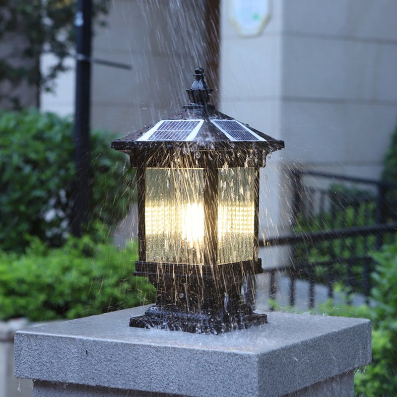 Ray Vintage Classic Lantern Solar Outdoor Light - Letslighting