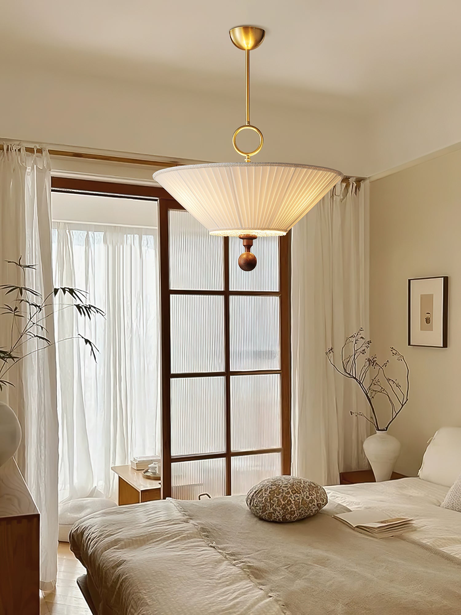 Solaria Suspension Élégante Plissée