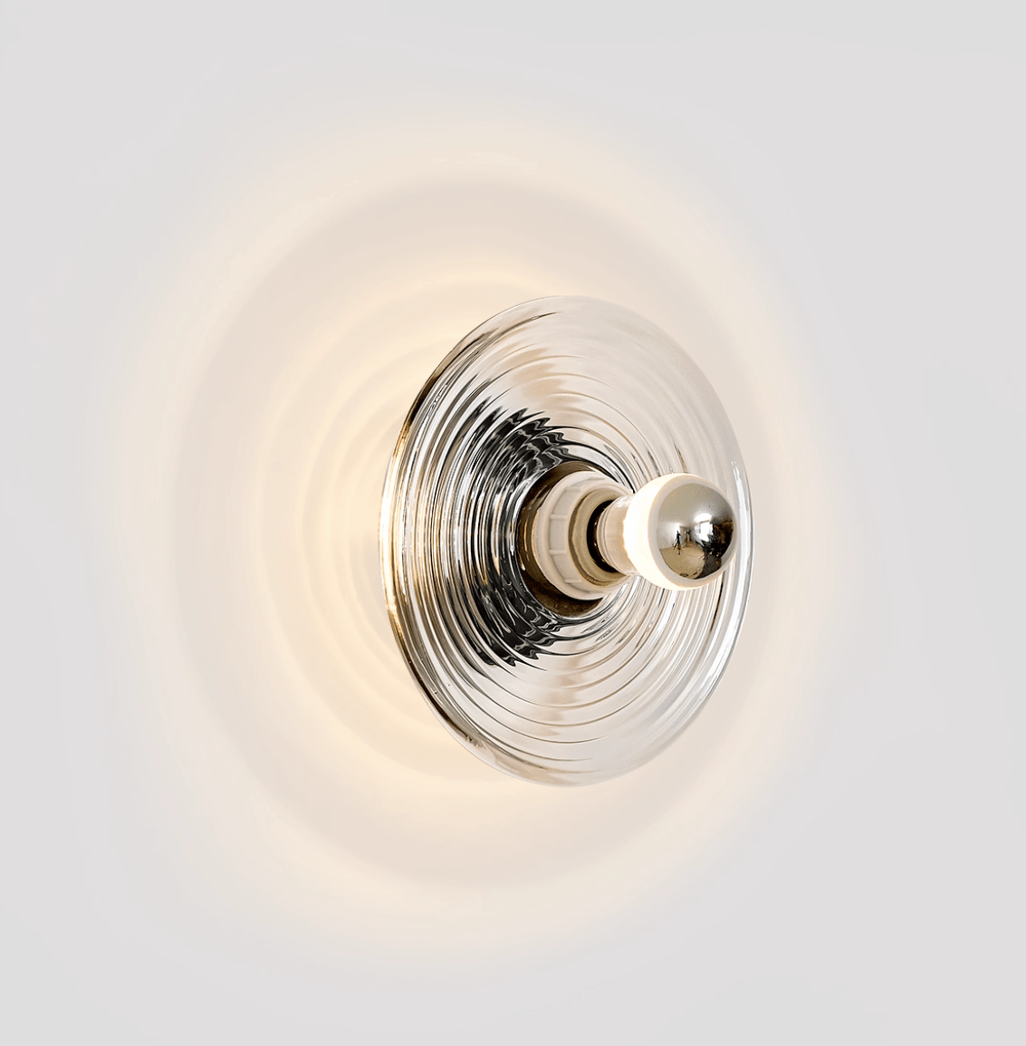 Solaris Nodo Verre Métal Applique Murale Lampe