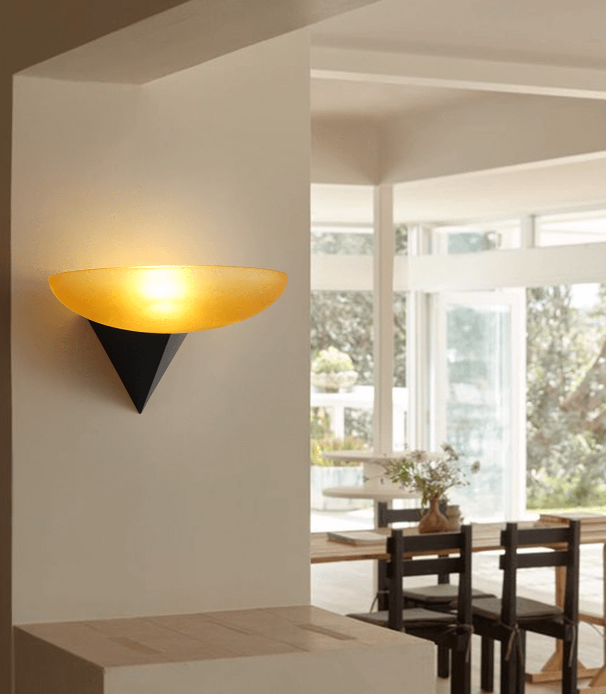 Solayne Moderne Minimaliste Métal Verre Applique Murale Lumière