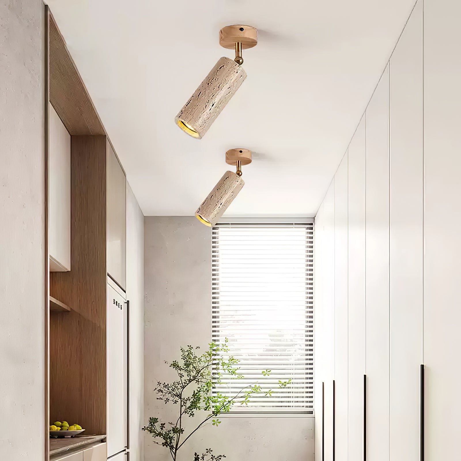 Mycaran Travertine Pendant Light - Letslighting