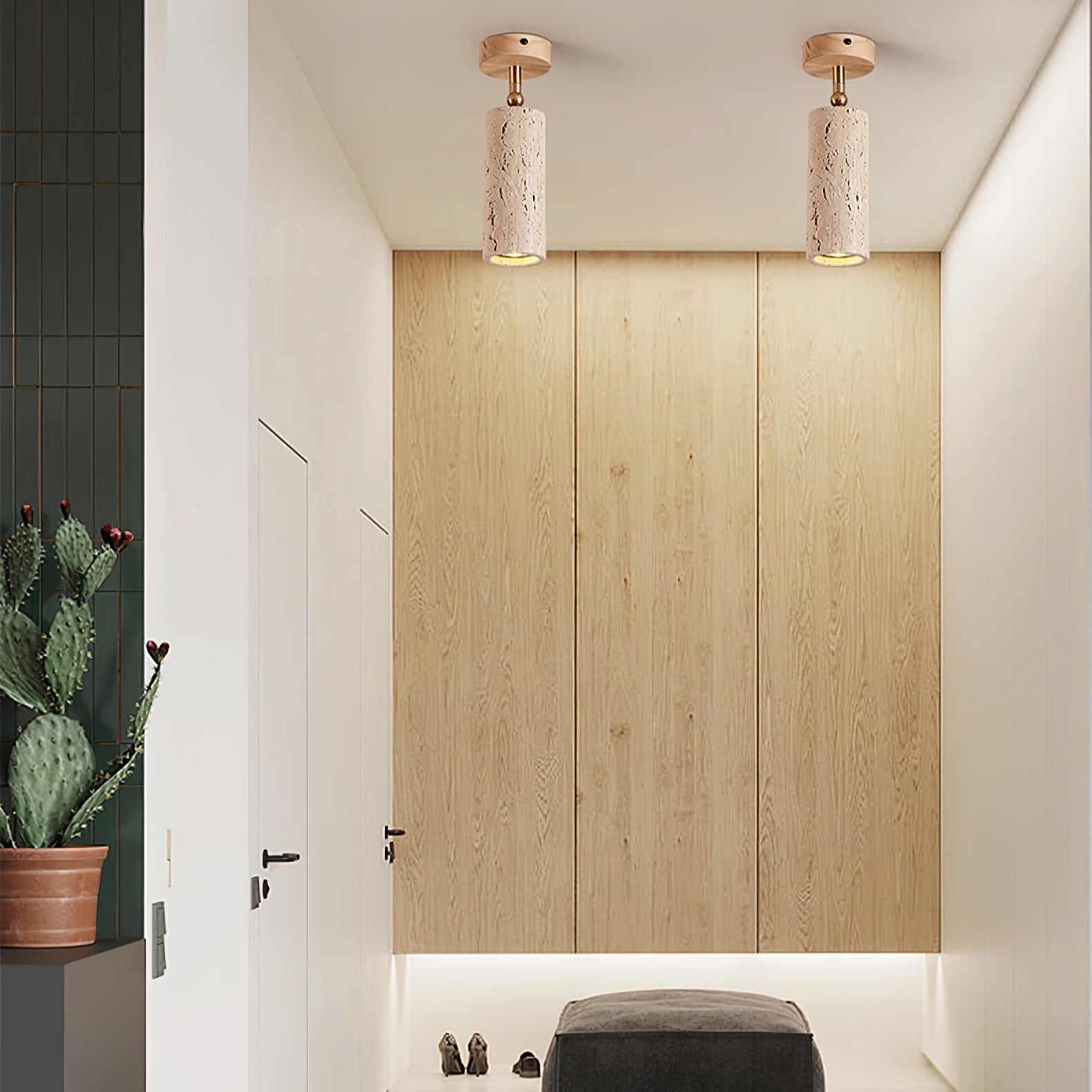 Mycaran Travertine Pendant Light - Letslighting