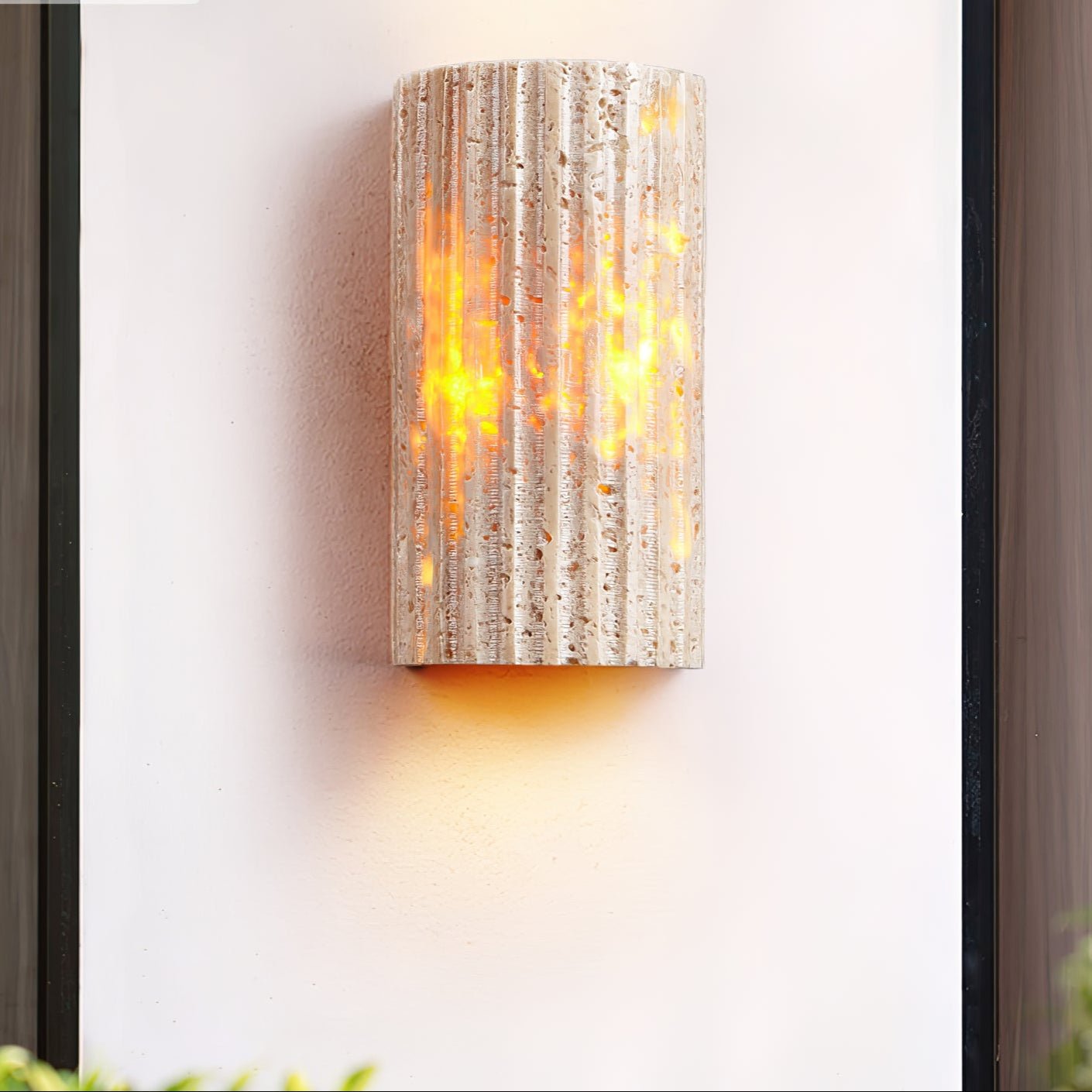 Sysilion Travertine Wall Light - Letslighting