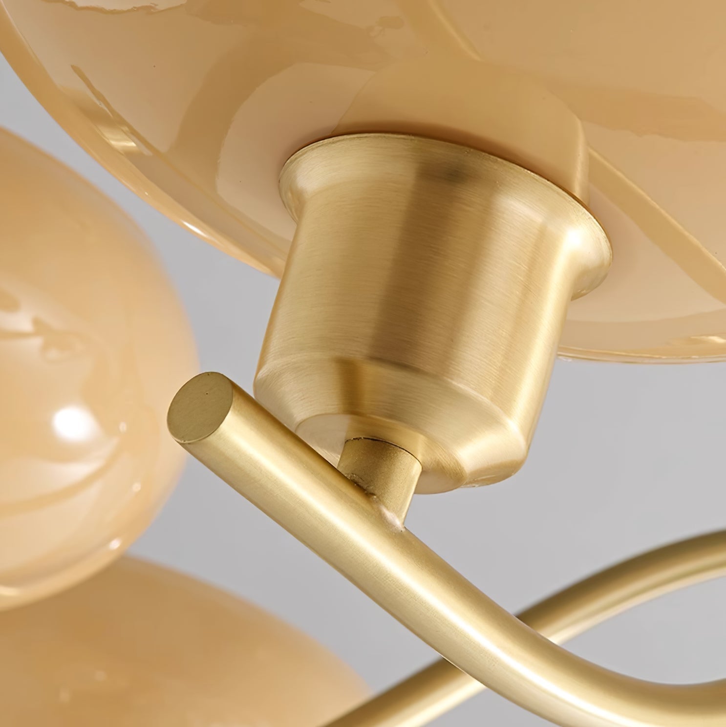 Havana Chandelier Brass and Glass - Letslighting