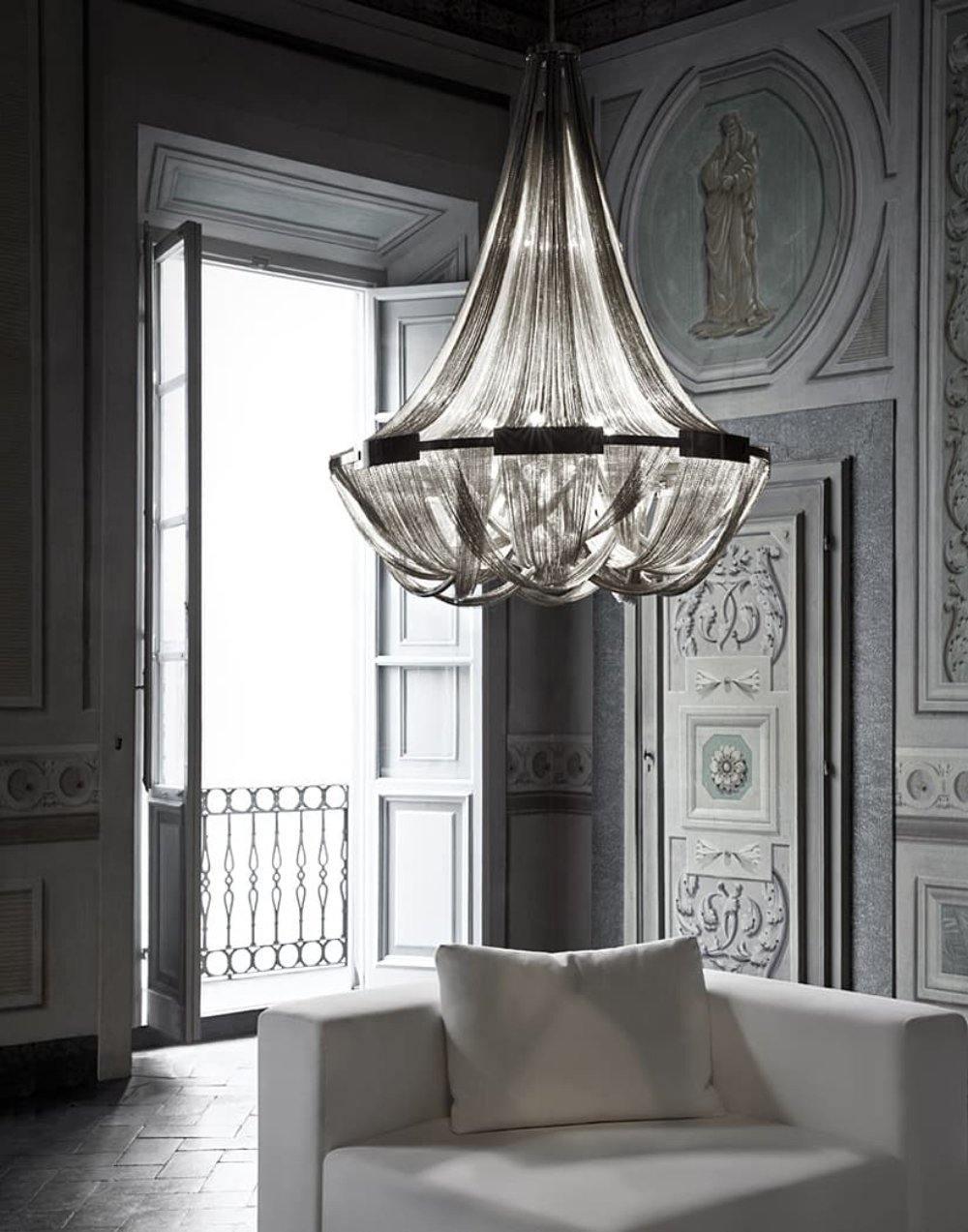 Solara Chandelier Tassel Aluminum Chain - Letslighting