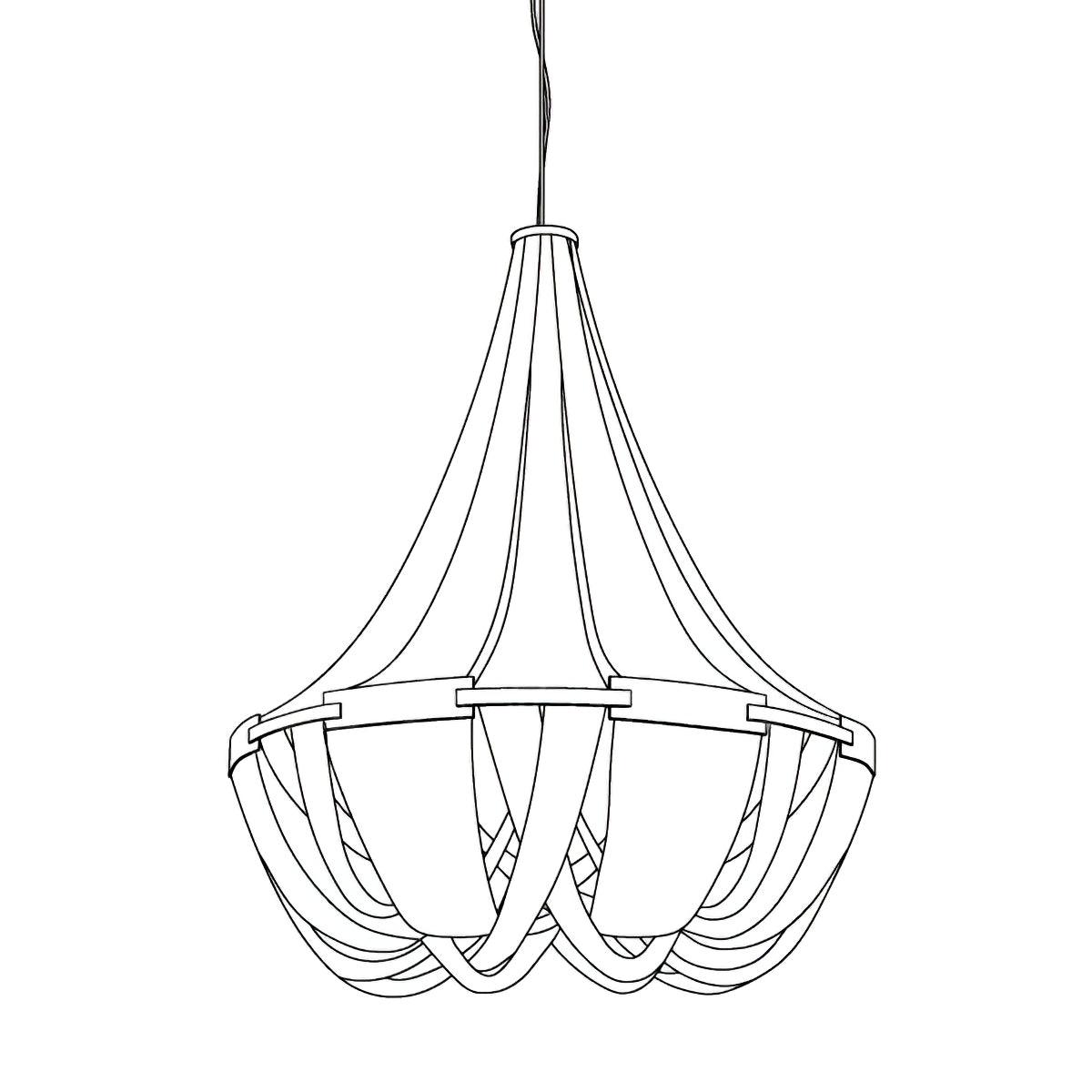 Solara Chandelier Tassel Aluminum Chain - Letslighting