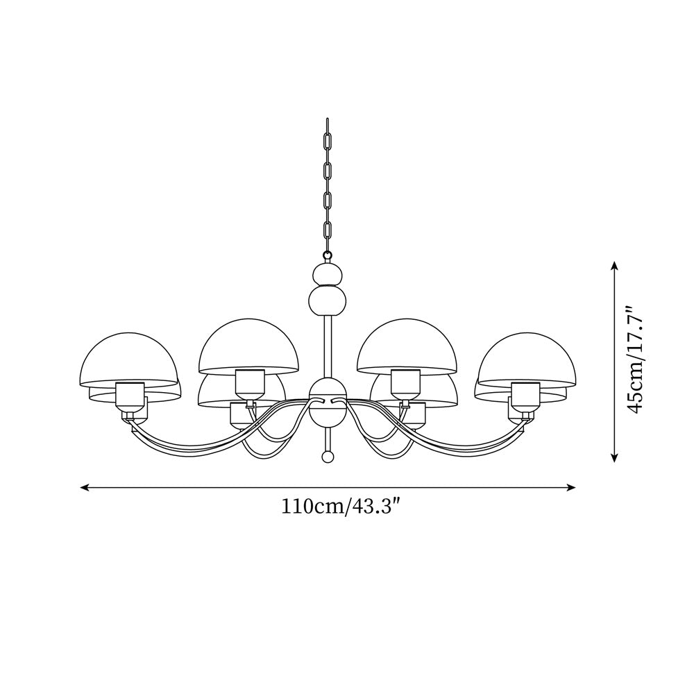 Elviana Chandelier - Letslighting