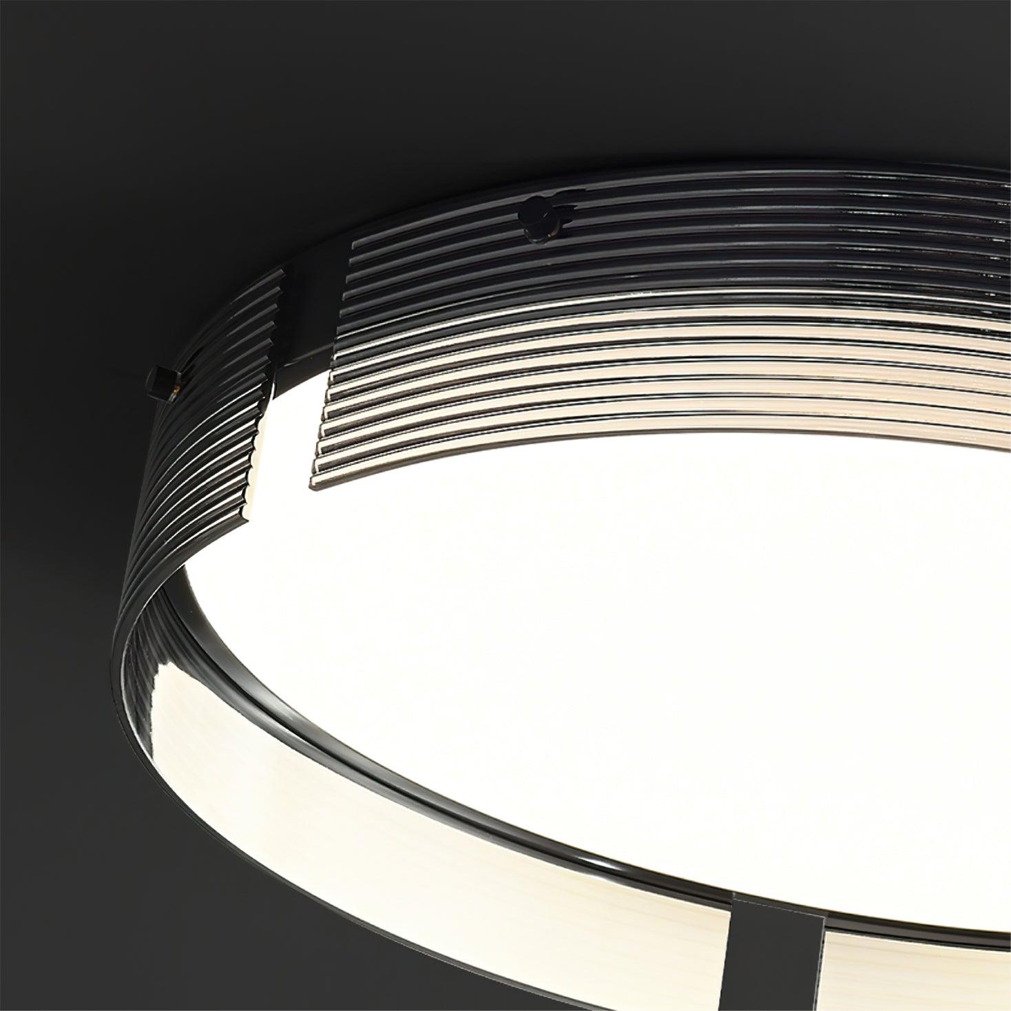 Stripe Ceiling Lamp Modern Brass Sleek Lines - Letslighting