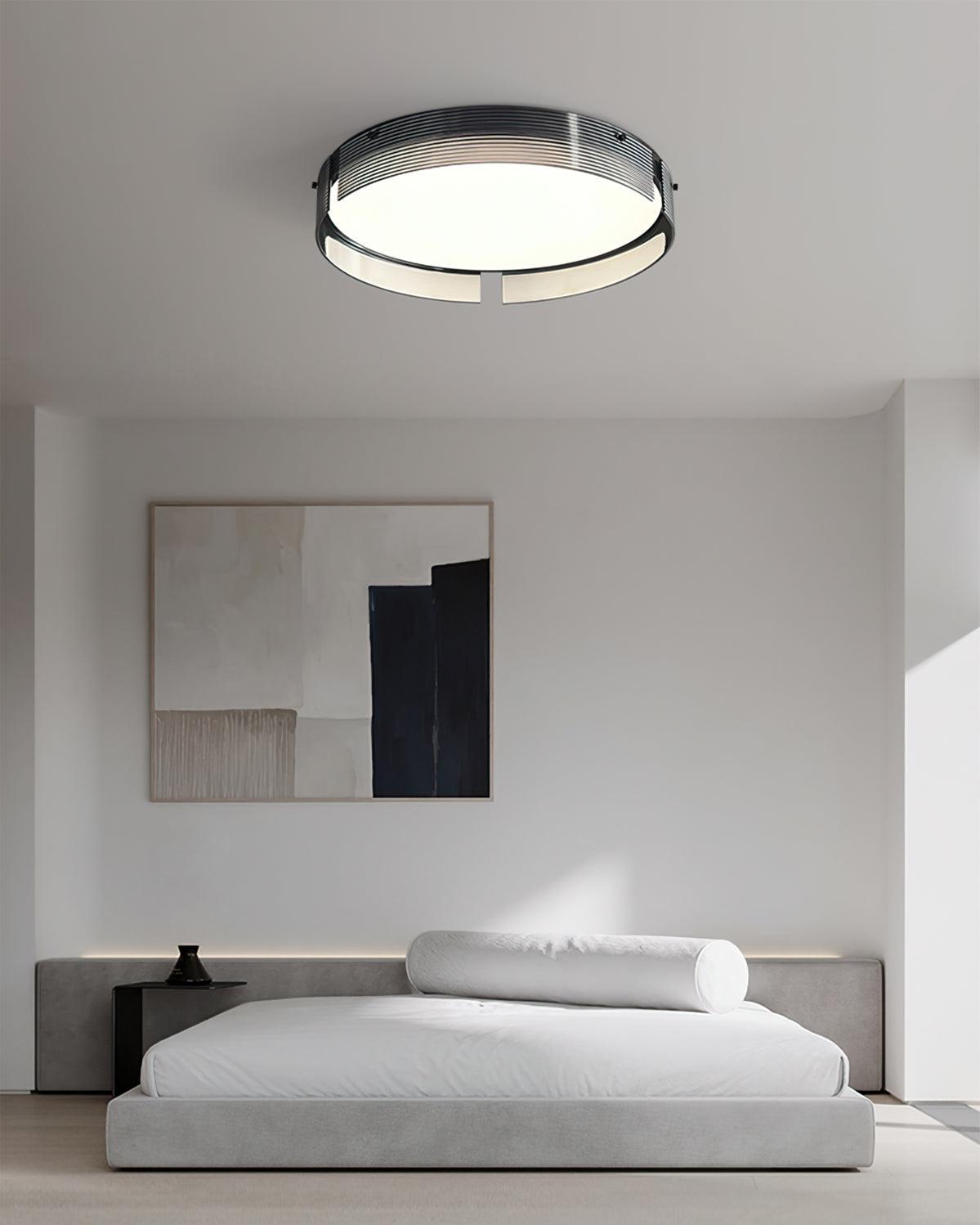 Stripe Ceiling Lamp Modern Brass Sleek Lines - Letslighting