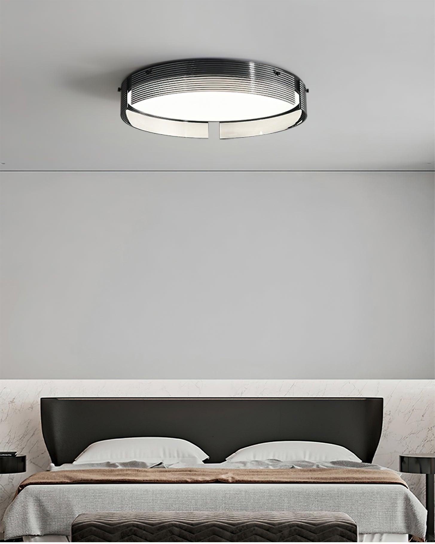 Stripe Ceiling Lamp Modern Brass Sleek Lines - Letslighting