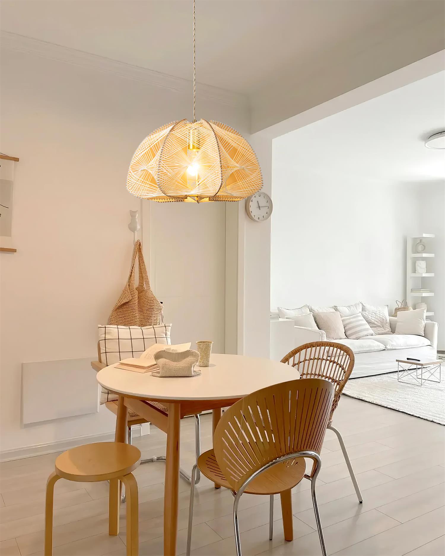 Surya Handwoven Dome Pendant Lamp - Letslighting