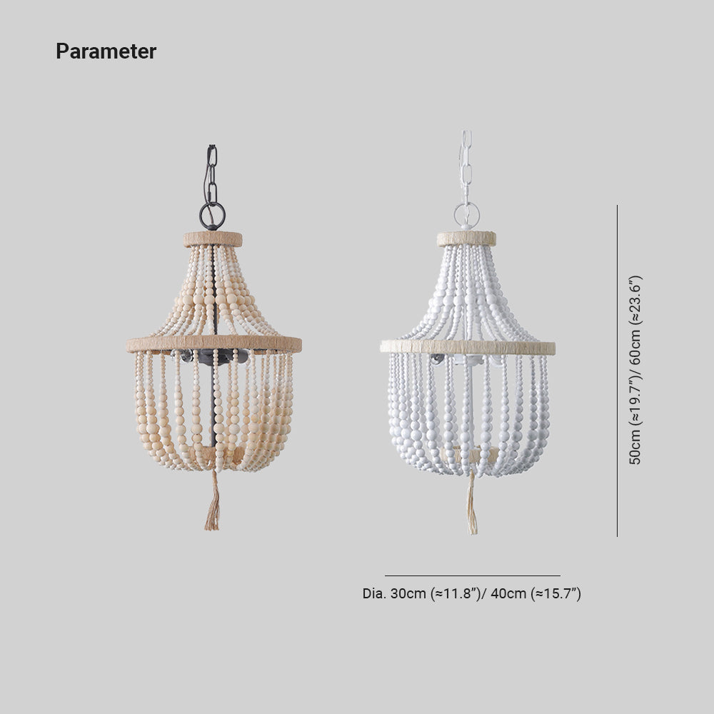 Silva Suspension LED Art Deco Design Métal/Bois Blanc/Bois Salon