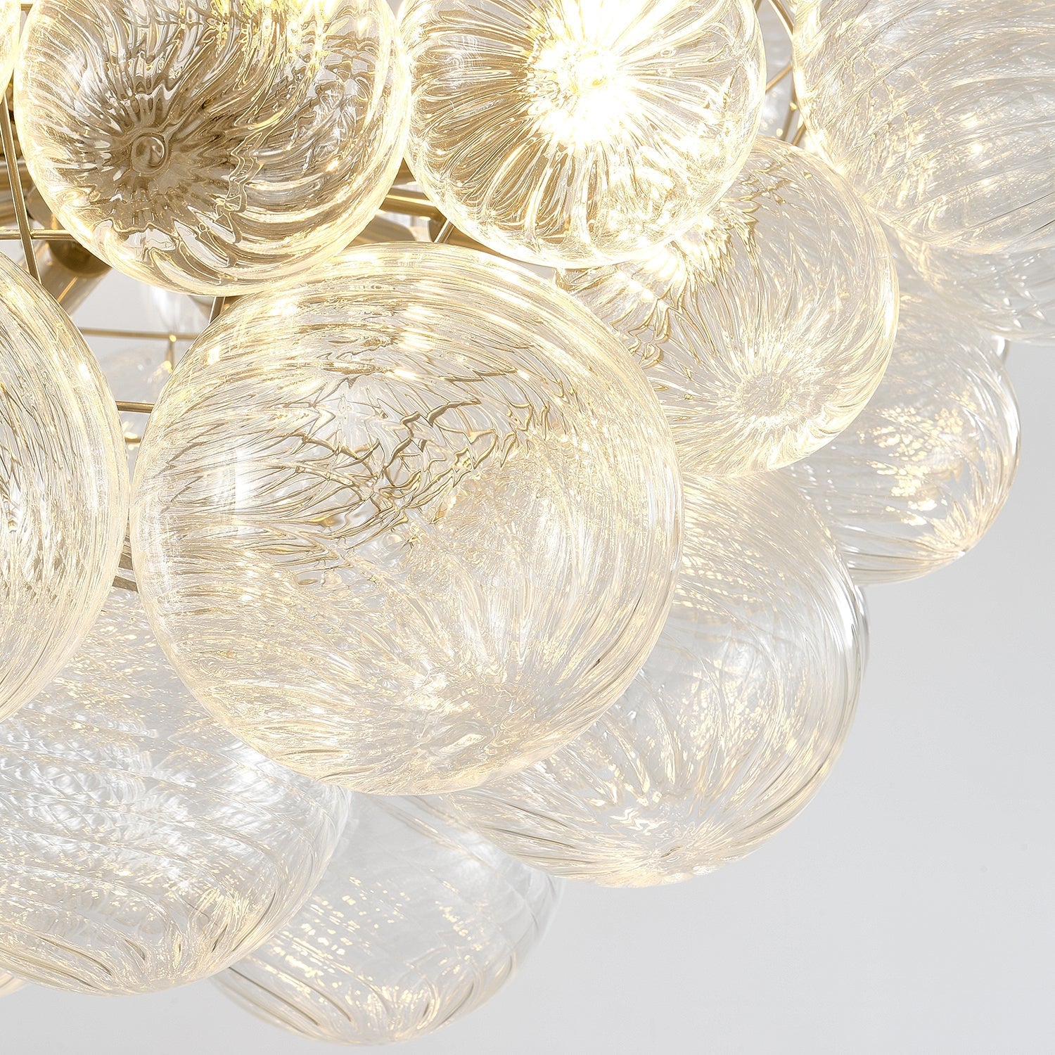 Talia Chandelier Glass Sphere Cascade - Letslighting