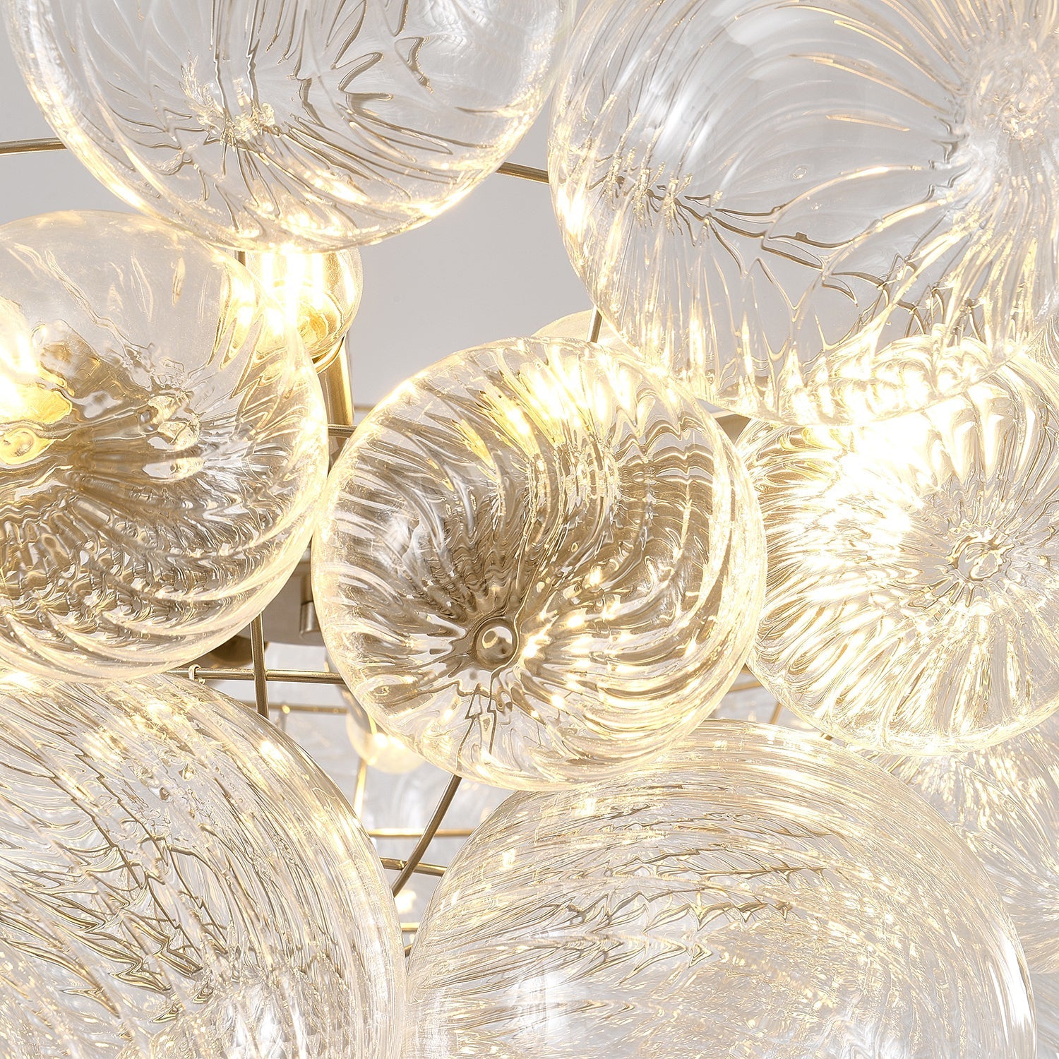 Talia Chandelier Glass Sphere Cascade - Letslighting