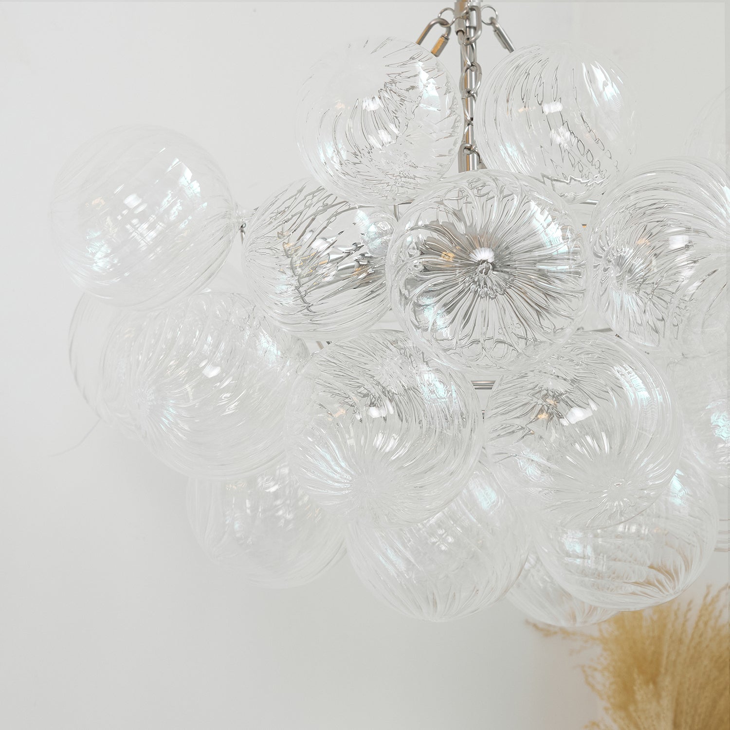 Talia Chandelier Glass Sphere Cascade - Letslighting