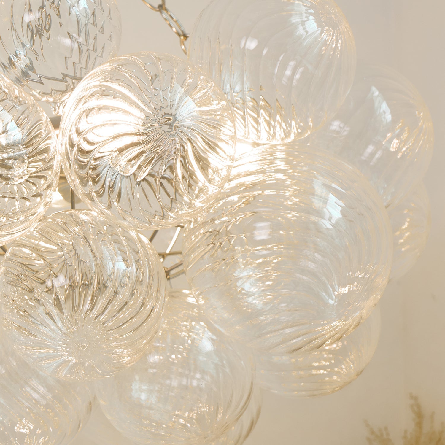 Talia Chandelier Glass Sphere Cascade - Letslighting