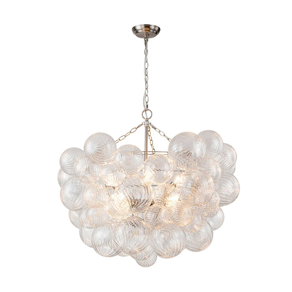 Talia Chandelier Glass Sphere Cascade - Letslighting