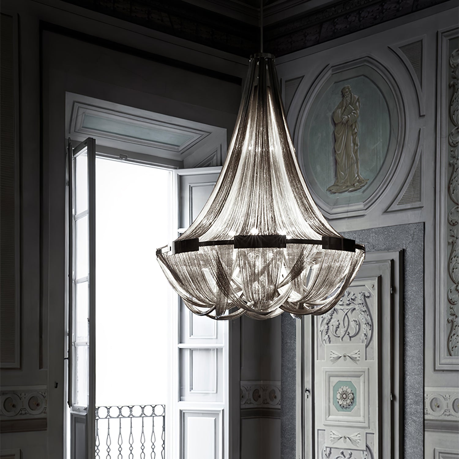 Solara Chandelier Tassel Aluminum Chain - Letslighting