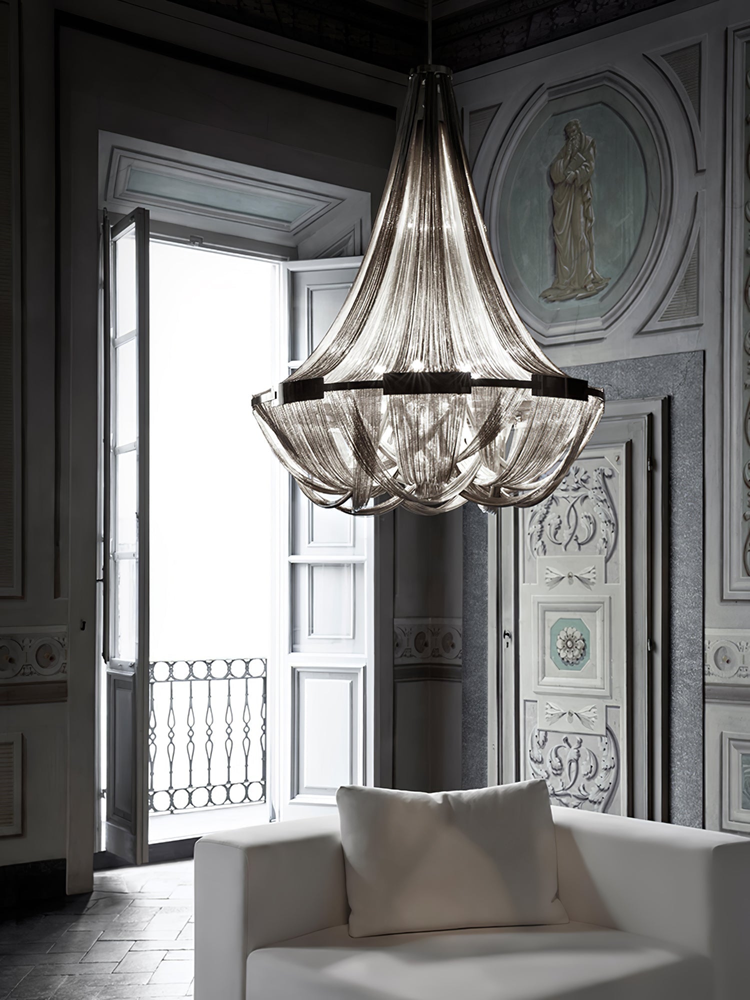 Solara Chandelier Tassel Aluminum Chain - Letslighting