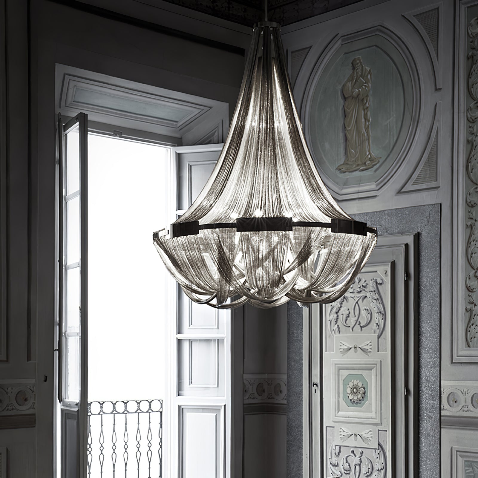 Solara Chandelier Tassel Aluminum Chain - Letslighting