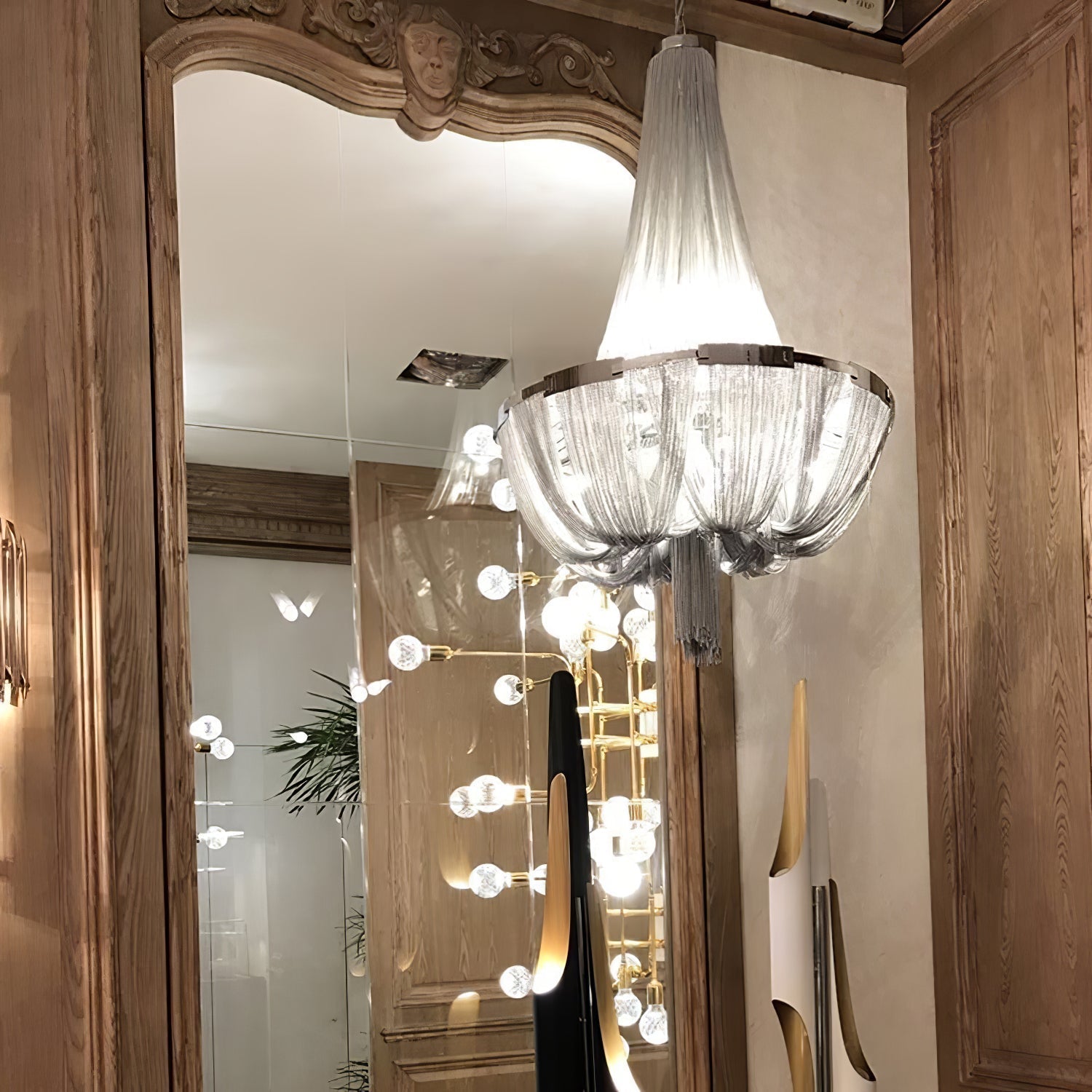 Solara Chandelier Tassel Aluminum Chain - Letslighting