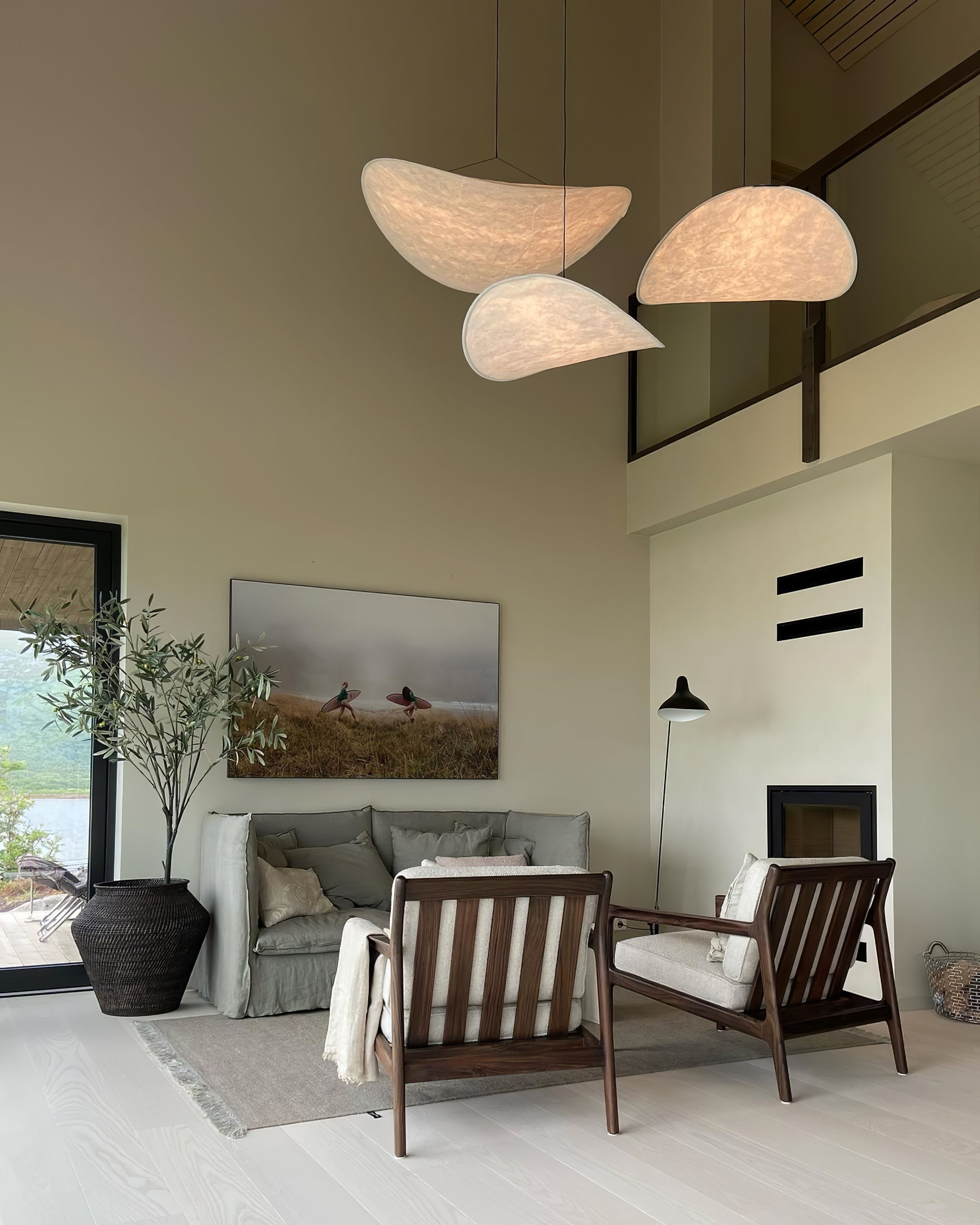 Tense Tyvek Pendant Lamp - Blowlighting