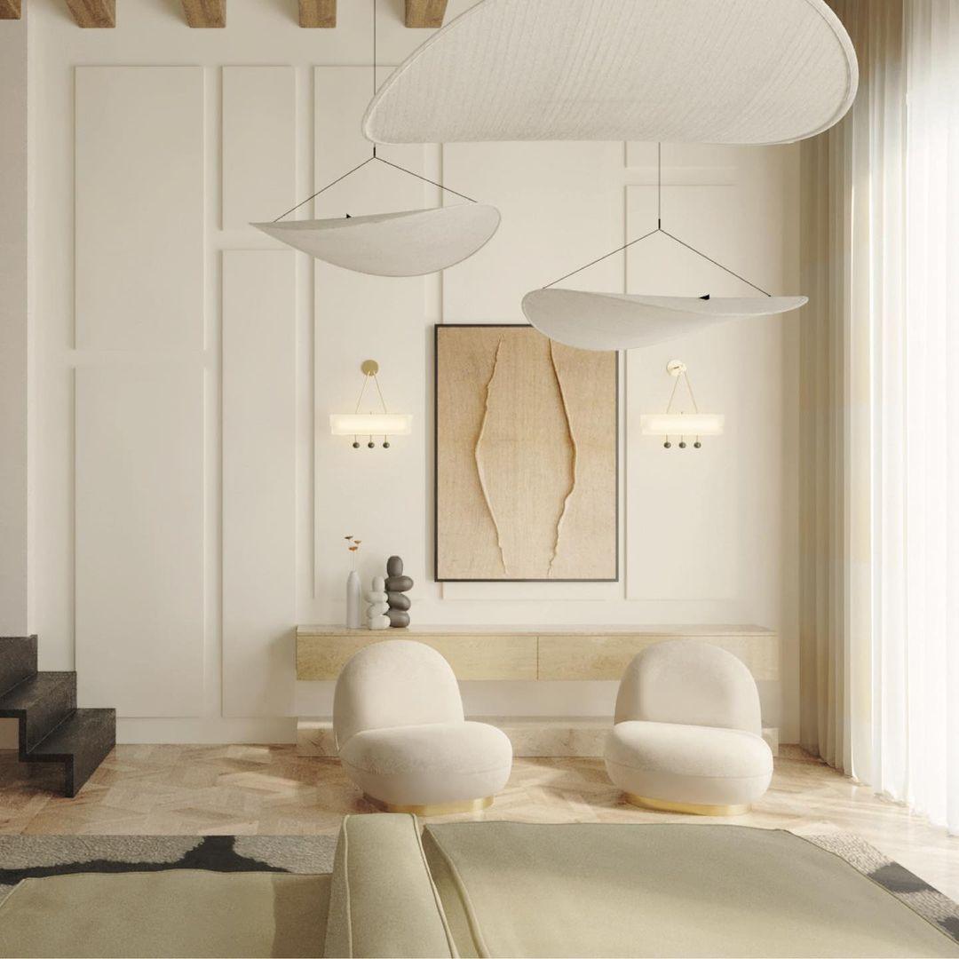 Tense Tyvek Pendant Lamp - Blowlighting