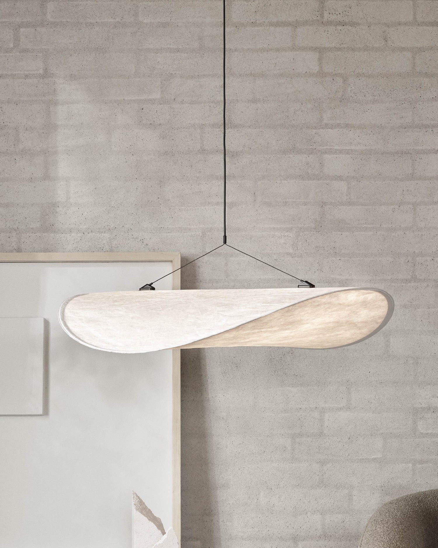 Elsolir Modern Minimalist Paper Pendant Lamp - Lamp Copper
