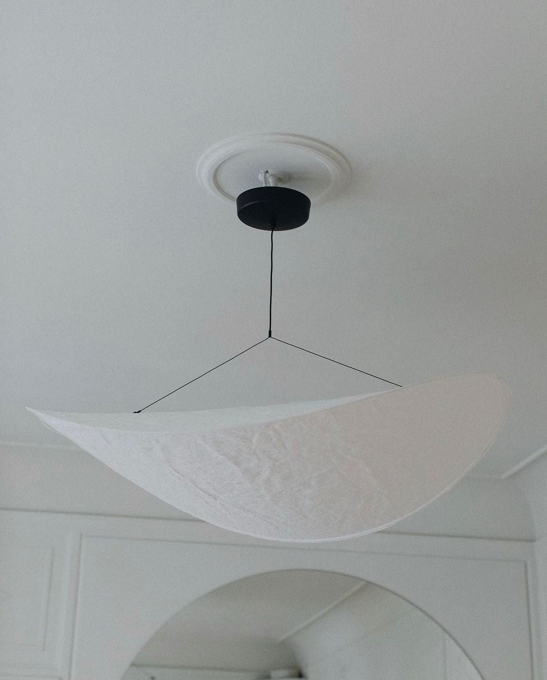 Elsolir Modern Minimalist Paper Pendant Lamp - Lamp Copper